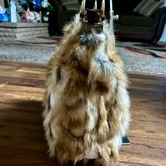 Sharif • Original • Safari • Brown • Angora Fur • Stones/Crystals •Shoulder Bag - Picture 11 of 16